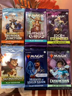 72 x packs of Magic the gathering booster packs 12 x each set - Image 1