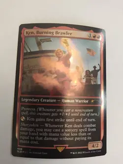 Ken, Burning Brawler #430 Foil NM Secret Lair Drop SLD Magic: The Gathering - Image 1