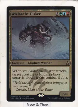 Magic: MTG: Khans of Tarkir: Foil: Avalanche Tusker (Intro Pack) - Image 1