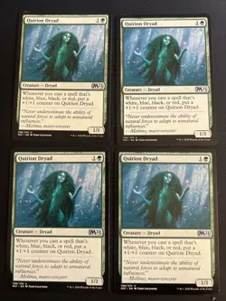 4x Quirion Dryad (198) Core Set 2021 M21 LP MTG Magic the Gathering x4 Playset - Image 1