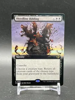 Bloodline Bidding (Extended Art) Lorwyn Eclipsed Regular - Image 1