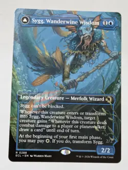 MTG Lorwyn Eclipsed BORDERLESS R Sygg, Wanderwine Wisdom #0288 - Image 1
