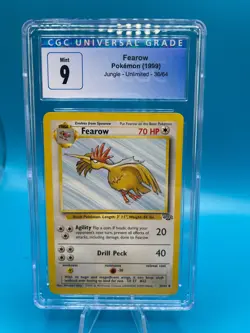 Pokemon TCG, Fearow, Jungle Unlimited, 36/64, Graded 9 with CGC - Image 1