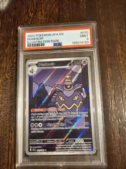 Pokemon TCG Dusknoir 070/064 Shrouded Fable Illustration Rare Holo Card PSA 9 - Image 1