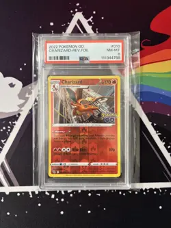 Pokemon go - Charizard - Reverse Holo - Graded - PSA8 - Image 1