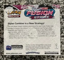 Pokemon Sword And Shield Fusion Strike Booster Box Sealed With Protective Case - Image 5