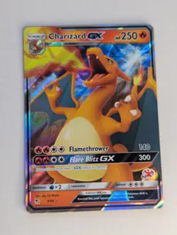 Charizard GX - 9/68 - Pokemon Hidden Fates Sun & Moon TCG Ultra Rare Card LP - Image 1
