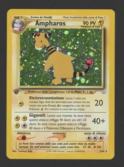 Ampharos Holo Neo Revelation 1ª Edizione 1/64 ITA - Carta Pokemon Rara - Image 1