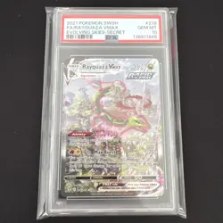 2021 POKEMON SWORD & SHIELD EVOLVING SKIES SECRET FULL ART/RAYQUAZA VMAX PSA 10 - Image 1