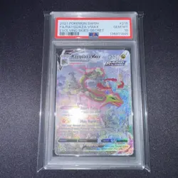 2021 POKEMON SWORD & SHIELD EVOLVING SKIES SECRET FULL ART/RAYQUAZA VMAX PSA 10 - Image 2