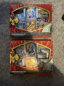 2x Pokemon TCG - Armarouge EX Premium Collection Box - New Sealed - Image 1