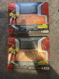 2x Pokemon TCG - Armarouge EX Premium Collection Box - New Sealed - Image 2
