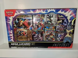 Pokemon TCG Mega Lucario ex Premium Figure Collection Box Factory Sealed - Image 1