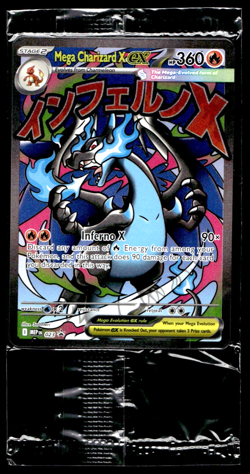 MEGA CHARIZARD X Ex 023 SEALED 2025 Pokemon Mega Evolution Promos - Image 1