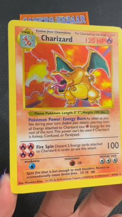 🔥Charizard 4/102 Holo Rare SHADOWLESS ✨ Unlimited WOTC Pokemon Base Set - LP‼ - Image 2