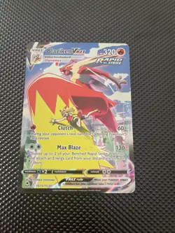 Pokemon Blaziken VMAX Ultra Rare Rapid Strike Holo TG15/30 Silver Tempest - Image 1