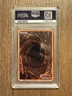 2002 Yu-Gi-Oh! BLAUAUGIGER WEISSER DRACHE Ultra Rare SDK-G001 Kaiba PSA 6 - Image 2