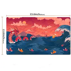Pokemon Table Playmat Shining Gyarados TCG CCG Play Pad Trading Card Game Mat - Image 2