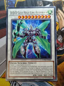 Yu Gi Oh D/D/D Gust High King Alexander Mint Rare COTD-EN040 - Image 1