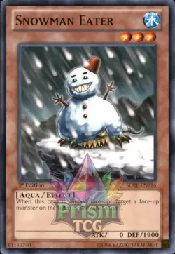 1st Ed Snowman Eater SDRE-EN016 Yugioh - Image 1