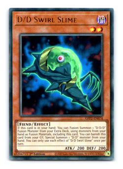 D/D Swirl Slime - GFP2-EN074 - Ultra Rare - 1st Edition - Yugioh - Image 1