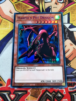 Harpie's Pet Dragon *PURPLE* lds2-en066 1st Edition (NM+) Ultra Rare Yu-Gi-Oh! - Image 1