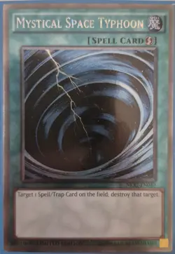YuGiOh Mystical Space Typhoon Platinum Rare NKRT-EN040 - Image 1