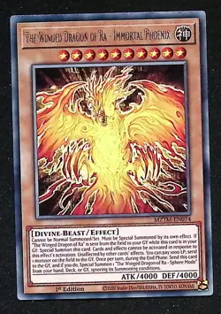 The Winged Dragon of Ra - Immortal Phoenix - MZTM-EN074 - Rare - Yugioh - Image 1