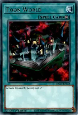 Toon World - TOCH-EN054 - Rare - Yugioh - Image 1