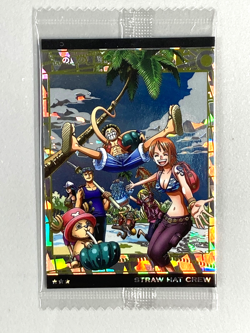 Straw Hat Crew - SR No.8-23 - One Piece Itajaga Wafer Card Sealed Japanese - Image 1