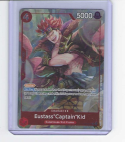 One Piece The Azure Sea's Seven Eustass "Captain" Kid Promo OP14-014 R English - Image 1