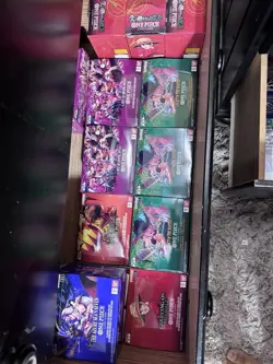 One Piece OP13,12,11 PRB02 16 Boxes All Full Bulk Lot C/UC/L/R/SR Near Mint - Image 2