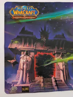 Through the Dark Portal Blizzard World of Warcraft Playmate Mat TCG Upperdeck - Image 2