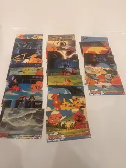 Pokemon Topps The Movie x93 Cards Bundle - Image 4