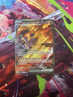 Team Rocket's Moltres ex -(Destined Rivals Stamp) 229/182 Miscellaneous Cards NM - Image 1