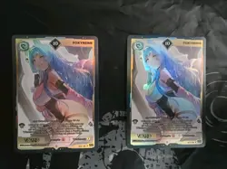 VCARD Gamersupps Rising Stars Foxyreine 1st Edition Full Art Holo Card Set - Image 4