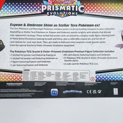 Pokemon Prismastic Evolutions TCG Scarlet Violet Premium Figure Collection Cards - Image 5