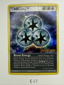 Pokemon TCG Boost Energy Dragon Frontiers Stamped Card 87/101 Holo - Image 1