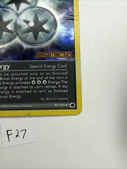 Pokemon TCG Boost Energy Dragon Frontiers Stamped Card 87/101 Holo - Image 3