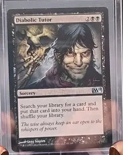 Diabolic Tutor Core Set 2011 (M11) MTG Regular Lightly Played - Image 3