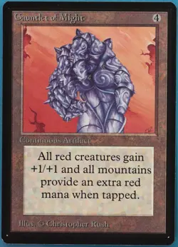 Gauntlet of Might Beta NM (Reserved List Rare MTG Magic Card) (459413) ABUGames - Image 1