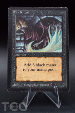 Dark Ritual: 1993 Magic the Gathering - Limited Edition Beta Regular - Image 1