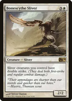 1x Bonescythe Sliver *CHINESE* - NM/LP - See Pic for Set - SPARROW MAGIC mtg - Image 1
