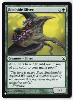 Gemhide Sliver (TSP) C The List Reprints 196 NM - Image 1