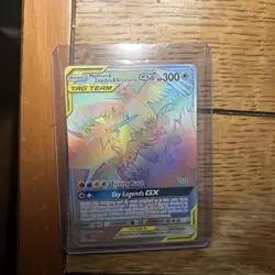Moltres & Zapdos & Articuno GX - 69/68 Hidden Fates Rainbow Pokemon - NM - Image 1