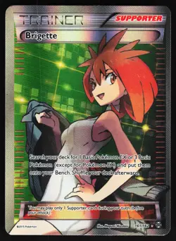 Brigette (Full Art) 161/162 Pokemon XY - BREAKthrough Ultra Rare NM - Image 1