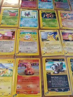Vintage Pokemon Card Lot E-Series Charmander Bulbasaur Magikarp 34 Cards Holo - Image 4