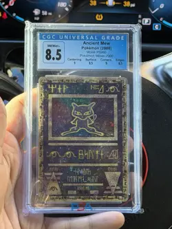Pokemon Movie 2000 Ancient Mew 1 CGC 8.5 Promo Holo Vintage English - Image 1