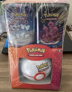 Lot Of 3 Pokemon TCG - Poke Ball + (2) Paldean Fates Mini Tins Pack Sam's Club. - Image 4