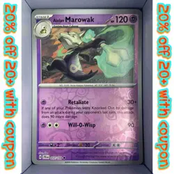 Alolan Marowak 057/159 Journey Together English 2025 Reverse Holo - Image 1